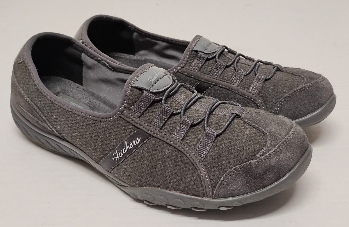 Skechers US 10 M Breath Easy Sweet Jam Women's Slip On Shoes Sneakers 22492