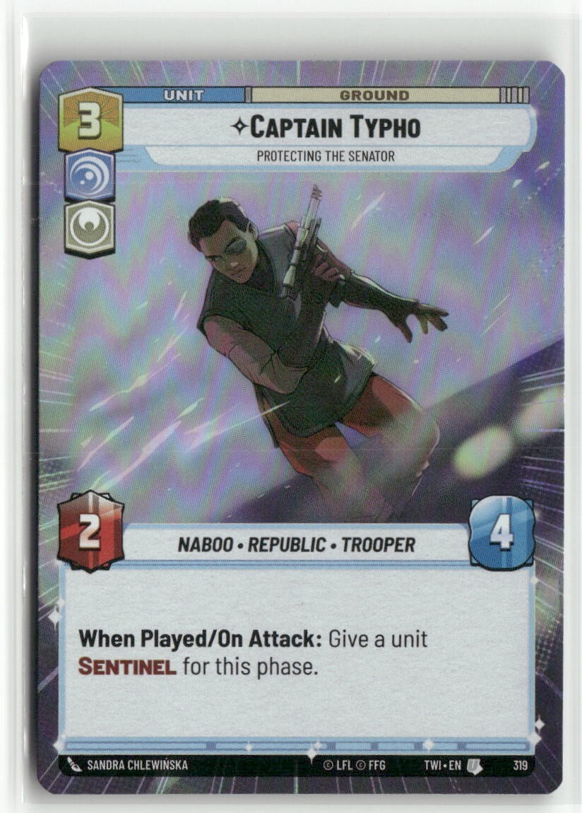 Captain Typho-Protecting the Senator Hyperspace Foil - TWI - Star Wars Unlimited