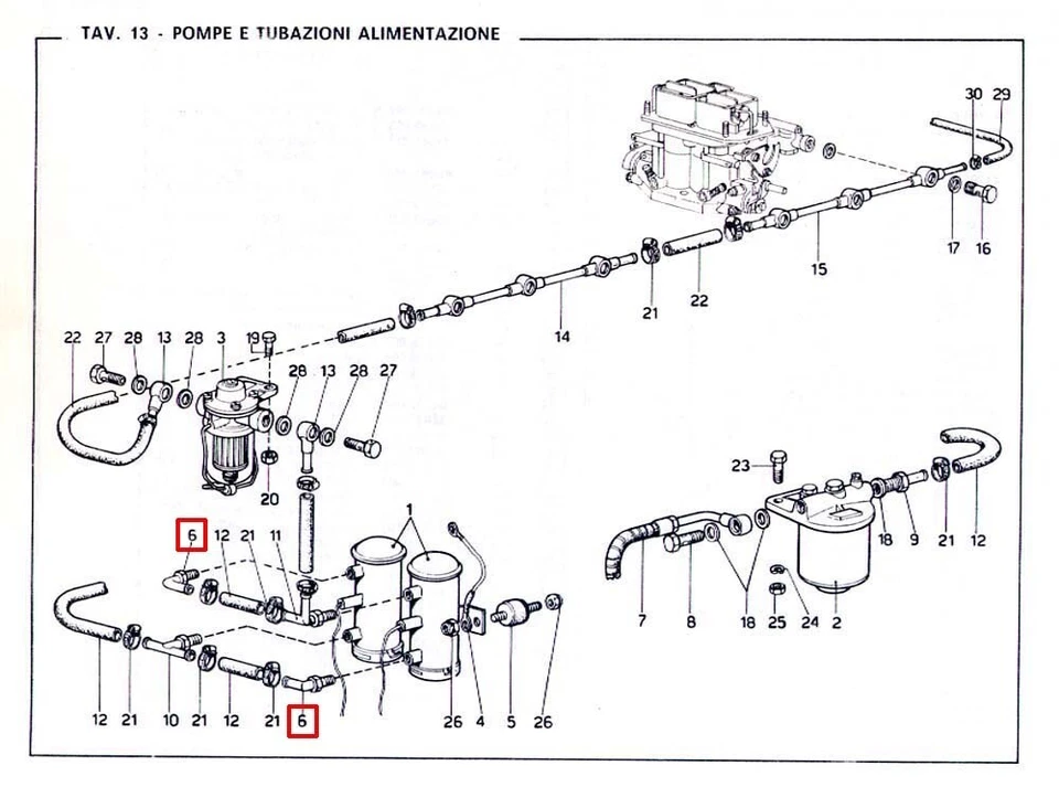 Ferrari топливный насос фитинг Union #100385 365GTB/4 Daytona 365GT4/2 + 2 400GT новый - Изображение 4 из 4