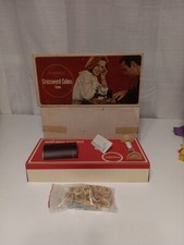 Vintage Scrabble Crossword Cubes Game 1960s Made in USA COMPLETE!