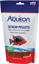 Cichlid Food Pellets Medium 7-1/2-Ounce