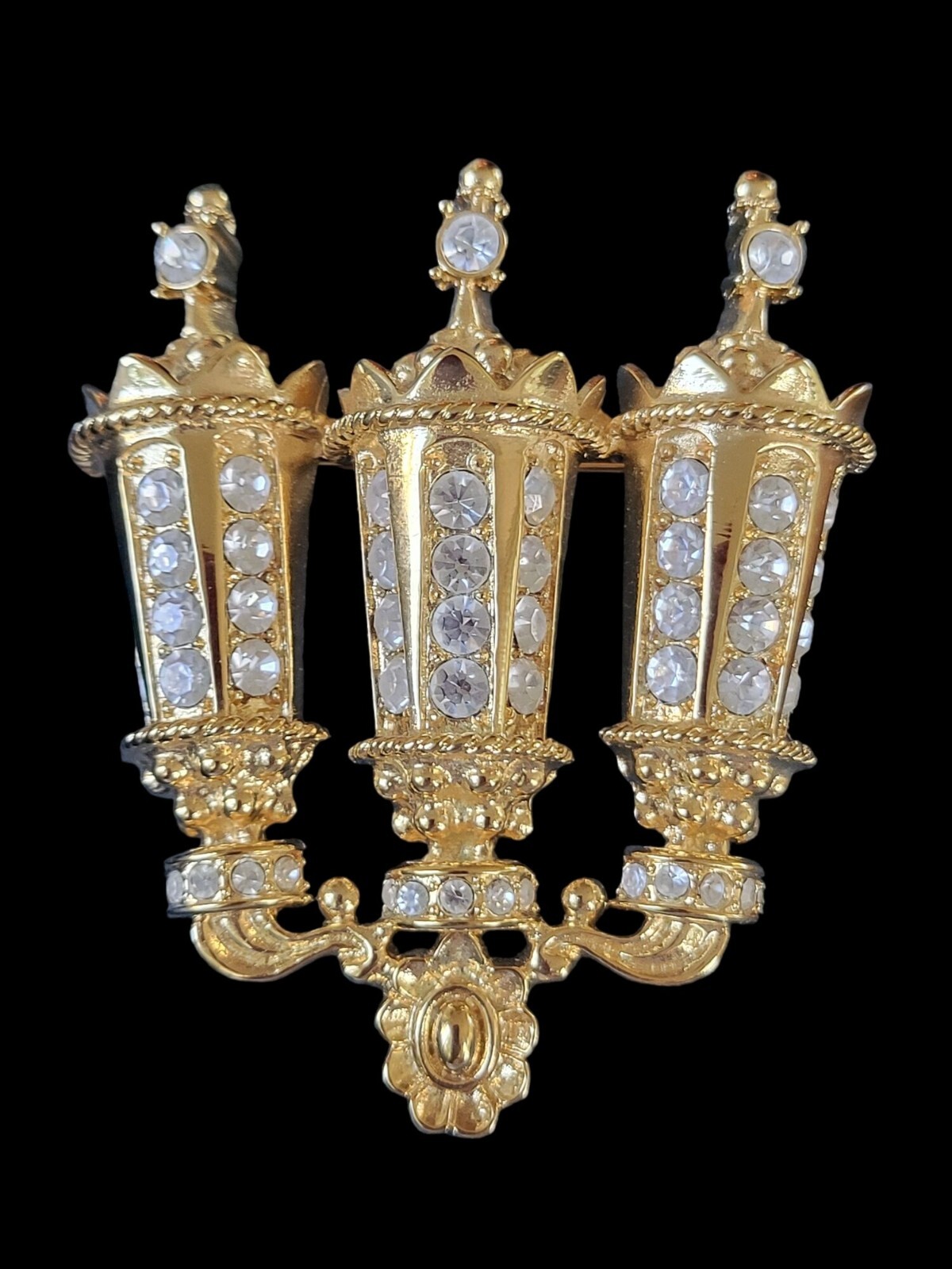 KJL Kenneth Jay Lane Streets of Paris Rhinestones… - image 1