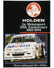 Holden In Motorsports 25th Anniversary 1969 1994 History Magazine 20 Pages Rare