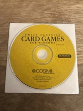 Swift Classics Card Games For Windows Pc Cd-Rom (1998) Cosmi  (Disc Only)