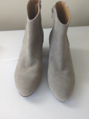 Nine West Tristan Boho Suede Western Ankle Boots Booties Size