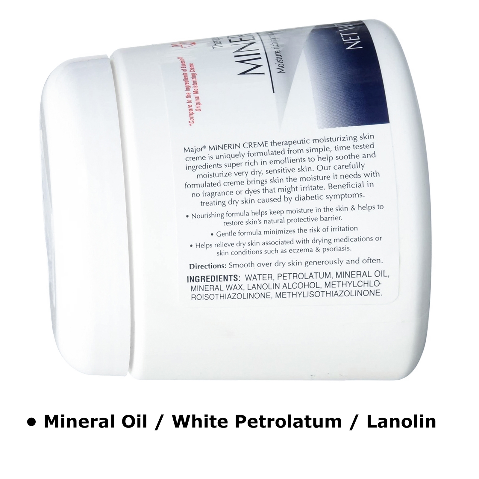 Minerin Unscented Hand and Body Moisturizer Cream 16 oz. Jar 00904775127 1 Ct