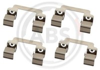 A.B.S. 1830Q ZubehöRsatz, Scheibenbremsbelag Hinten FüR Opel Saab