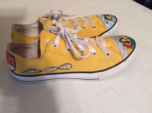 all star yellow shoes