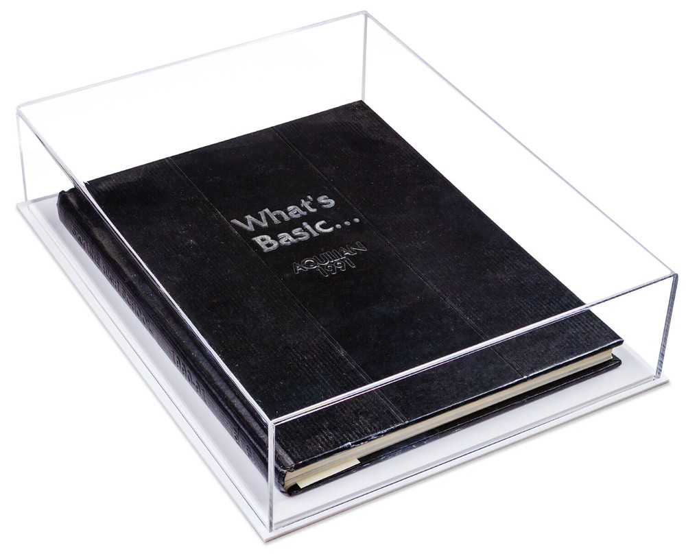 Deluxe Clear Acrylic Book, Stamp, or Coin Collection Display Case (A029-WDS)