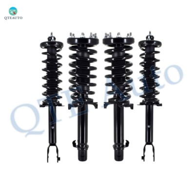 Set 4 Front-Rear Quick Complete Strut For 2010 2011 Honda Accord Crosstour FWD