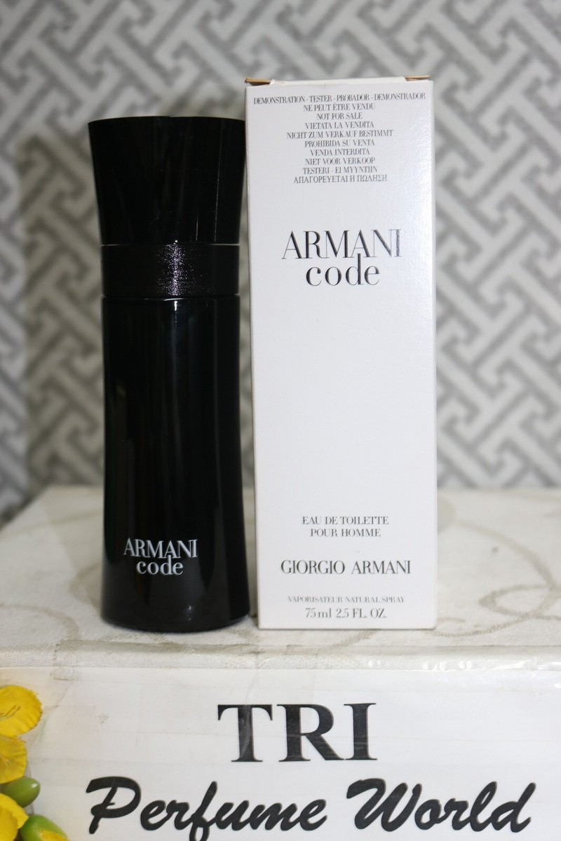 Armani Code Eau De Toilette Spray (Tester) By Giorgio Armani - 2.5 oz Armani Code Eau De Toilette Spray (Tester) By Giorgio Armani - 2.5 oz