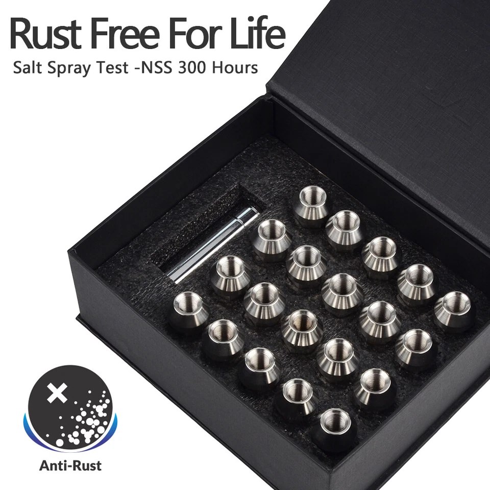 20PCS M12X1.25 Thread Forged Extended Wheel Lug Nuts For Nissan For Subaru - Image 4 of 4