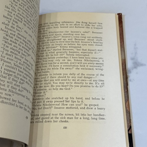 On The Eve By Ivan Turgenev Foreign Languages Publishing House Moscow HC DJ - Foto 17 di 24