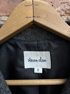 Vintage Steven Alan Women's Tweed Coat, Sz 2, USA | eBay