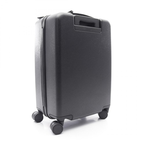 PRADA POLICARBONATO TROLLEY travel Bag suitcase 2VQ006 Saffiano polycarbonate BK - Picture 2 of 10