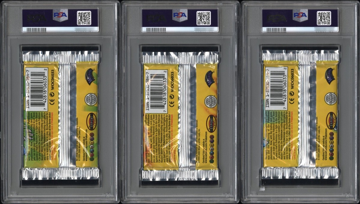 Pokemon Base Set Australia 1999-2000 4th Print Booster Pack Full