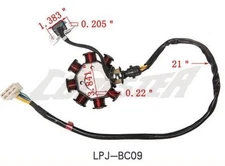 Atv Quad 8 Pole Alternator Stator Coil 200cc 250cc Parts 3200B 3200E 3250A 3250B