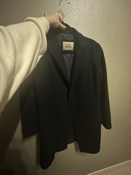Women Herno Coat Black Cashmere 36 / S / 44