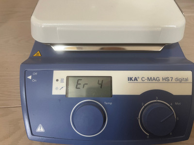IKA C-MAG HS 7 stirrer mixer magnetic plate pilot prep ceramic 7x7 Er 4