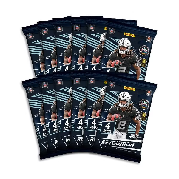 2025 Panini Revolution Football NFL Trading Cards Mega Box - 8