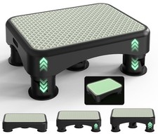 Adjustable Bed Step Stool 3 Level 600 lbs Heavy Duty Non Slip Seniors Bathroom