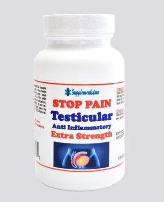 SUPPLEMENTS4ME DON'T WORRY TESTICULAR FOR PAIN EVERYBODY - 120 CAPS - MADE IN USA