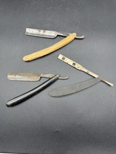 Vintage Lot Straight Razors  For Repair/Restore Parts Only Made In USA & Germany