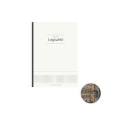 Nakabayashi Logical Air A4 5mm Grid Notebook 80 Sheets Ivory Lightweight New