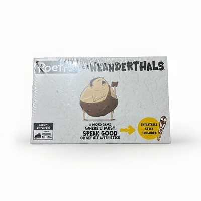 POETRY FOR NEANDERTHALS Word Game Original Edition -Exploding Kittens Sealed NEW