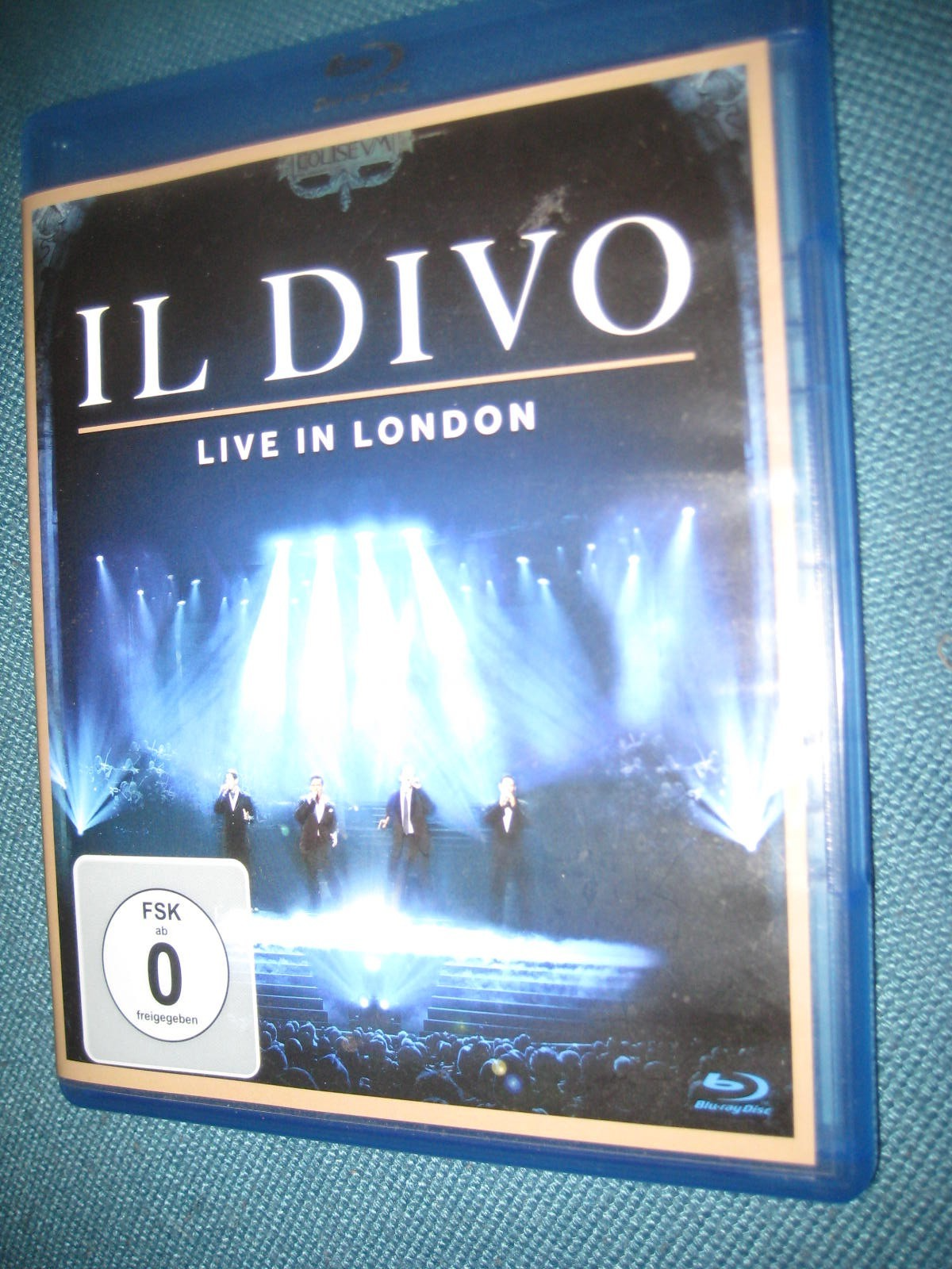 IL DIVO LIVE IN LONDON BLU RAY + BOOKLET REGION FREE MINT DISC FREE P&P