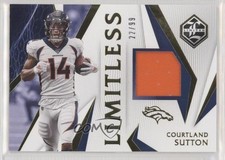 2020 Panini Limited Limitless Materials 22/99 Courtland Sutton #LM-CS 0cw7