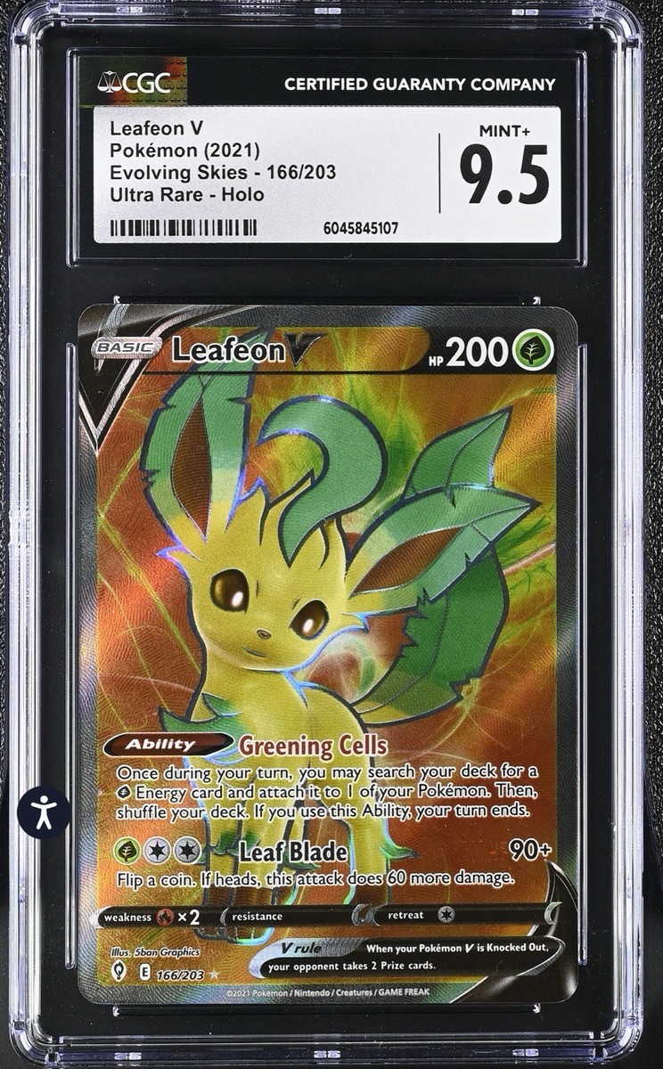 Leafeon V (Full Art) 166/203 SWSH07: Evolving Skies Holo for sale