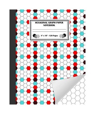 Hexagonal Graph Paper Notebook: Hexagon Journal for Drawing Carbon Chains, Quilt