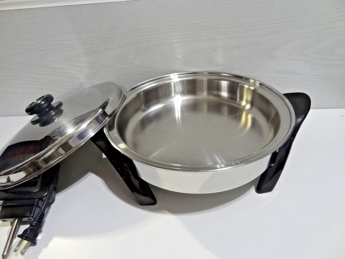 Saladmaster 7815E Poêle électrique inox 11 avec couvercle **sans