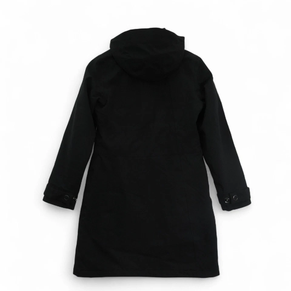 Merrell Coat XS Black Polyester Womenswear Waterproof Rain Coat - Preloved - Image 3 of 4