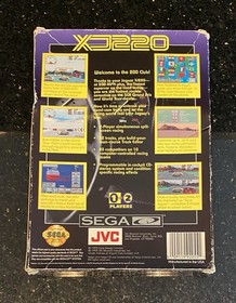 Jaguar XJ220 Sega CD CIB Complete In Box Excellent Condition 1992