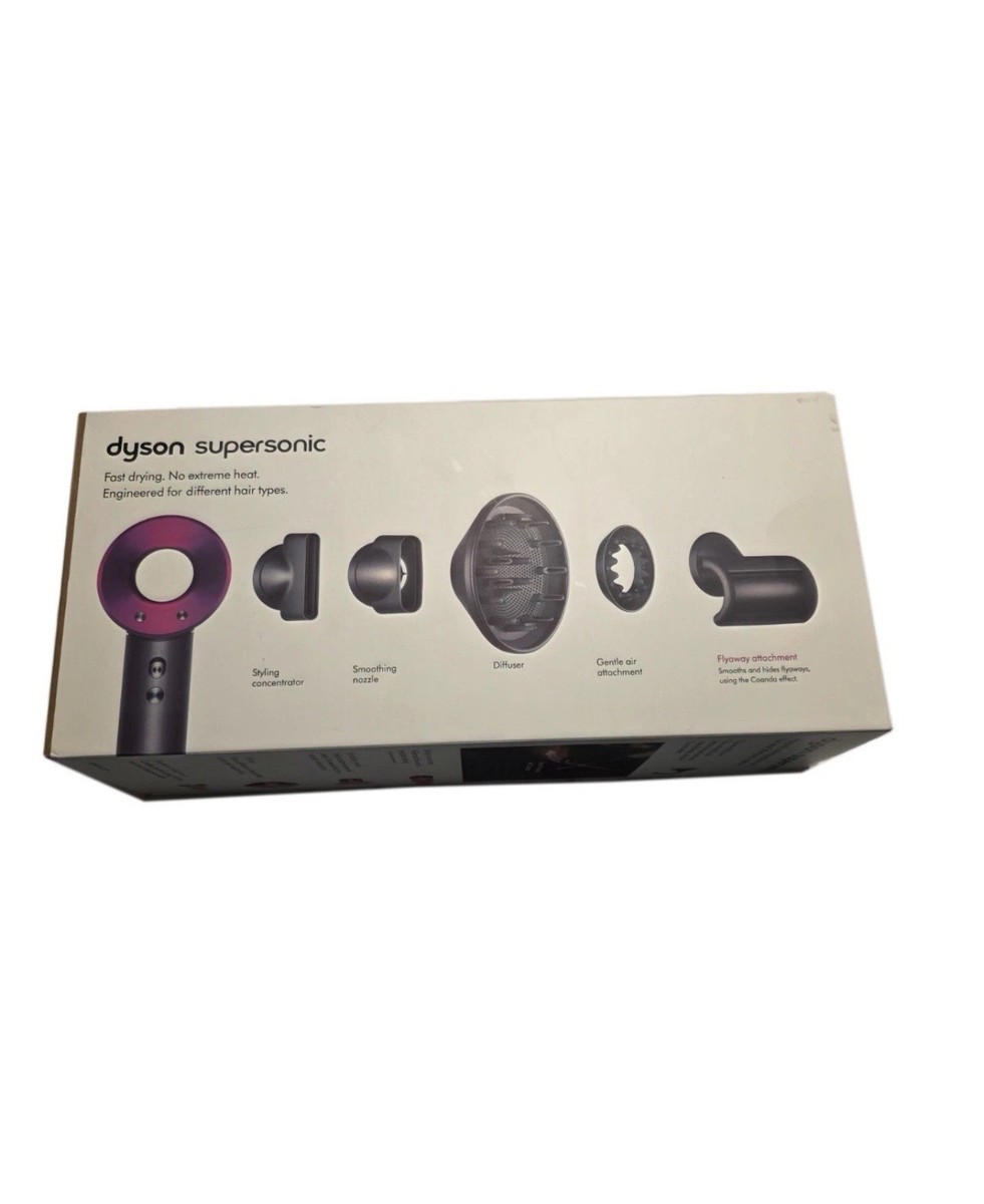 ダイソンDyson Supersonic Ionic HD08 Dyson Supersonic Hair Dryer HD08 (HK Plug) 605 Iron/Fuchsia - US