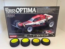 Kyosho Turbo Optima Gold 4wd Electric Off-road Buggy Kit With Bonus Tires Rims Kyosho Turbo Optima Gold 4wd Electric Off-road Buggy Kit With Bonus Tires Rims