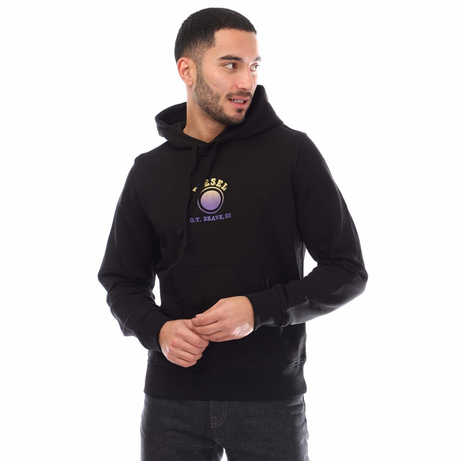 Пуловер Herren с капюшоном Diesel S-Ginn 5-E от Schwarz