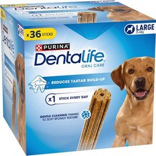 Image of PURINA DENTALIFE LARGE DOG x4, x12, x36, x72 Sticks : Dental Dog Food Pet Treats