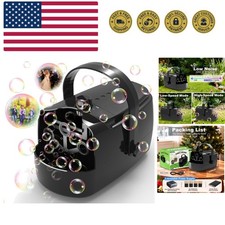 Bubble Machine Durable Automatic Bubble Blower, 18000 Big Bubbles Per Minute...