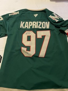 Kirill Kaprizov Minnesota Wild Autographed Jersey W/ Beckett COA