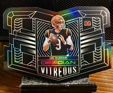 2022 Obsidian Joe Burrow Vitreous Electric Etch Holo Die Cut SSP#/15, Case Hit🔥