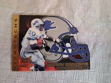 2000 Pacific Aurora Styrotechs Barry Sanders Die Cut #6 - HOF'er RARE CARD