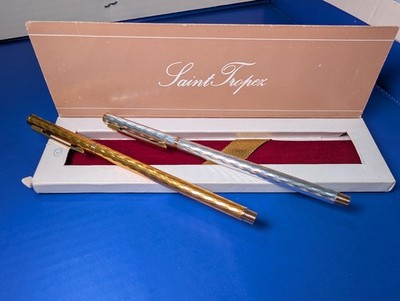 Saint Tropez Pen & Pencil Set in Box, 2-Piece Writing Set, Japan