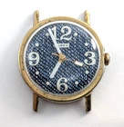 1977 TIMEX Mercury 16060 02477 Denim Dial Paddle Sweep 32mm Watch PARTS REPAIR