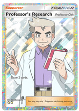 FAST EN Professors Research - FULL ART - Professor OAK - Pokemon TCG Pocket