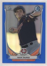 2014 Bowman Draft Chrome Blue Refractor 359/399 Nick Burdi #CDP44 1u6