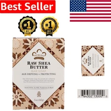 Luxurious 5oz Raw Shea Butter Bar Soap with Tea Tree Oil for Youthful Skin