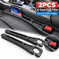 2PCS Car Seat Gap Filler Side Seam Plug Strip Phone Wallet Holder Universal